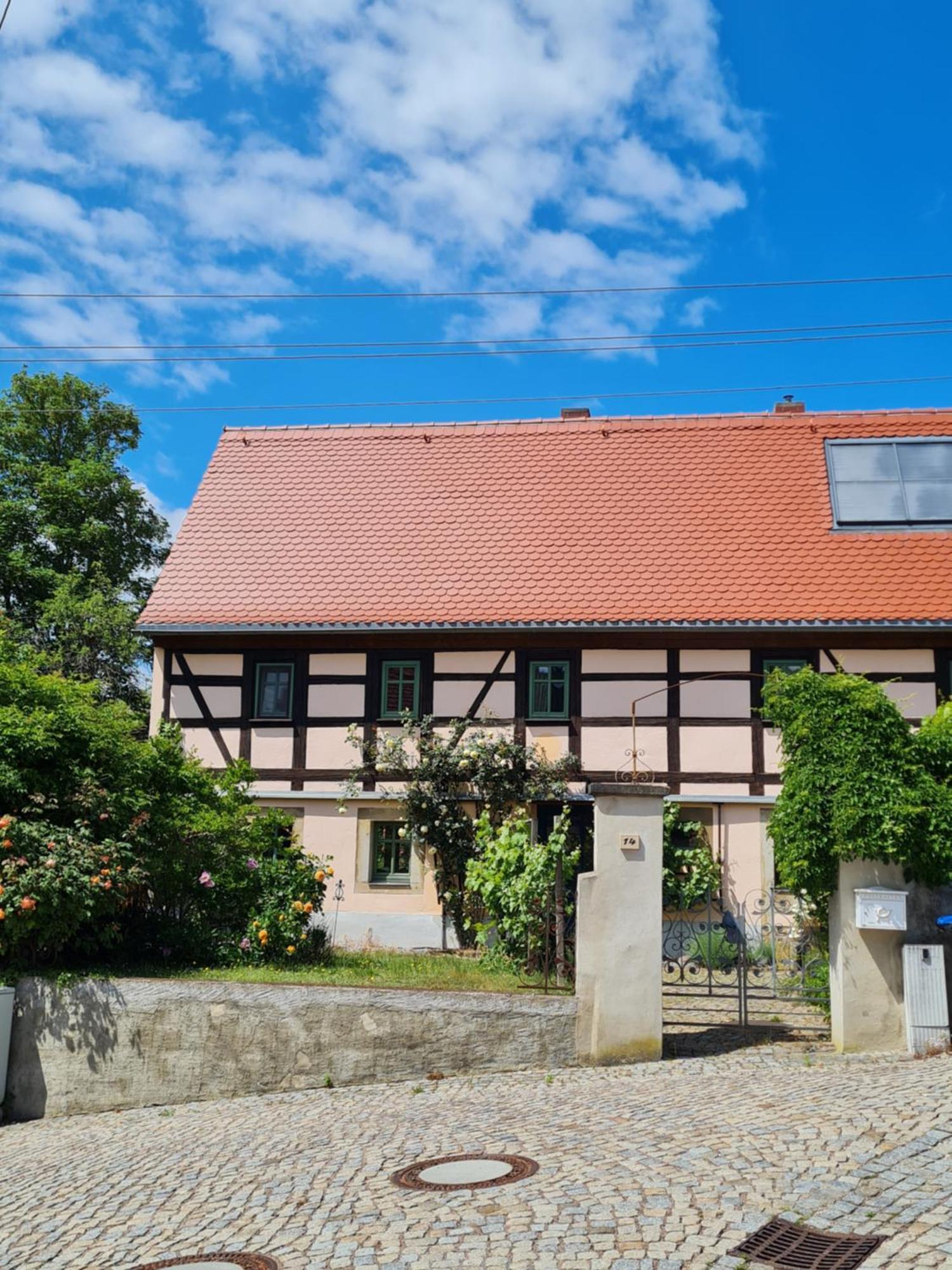 Unterkunft Am Weinberg Nunchritz ภายนอก รูปภาพ